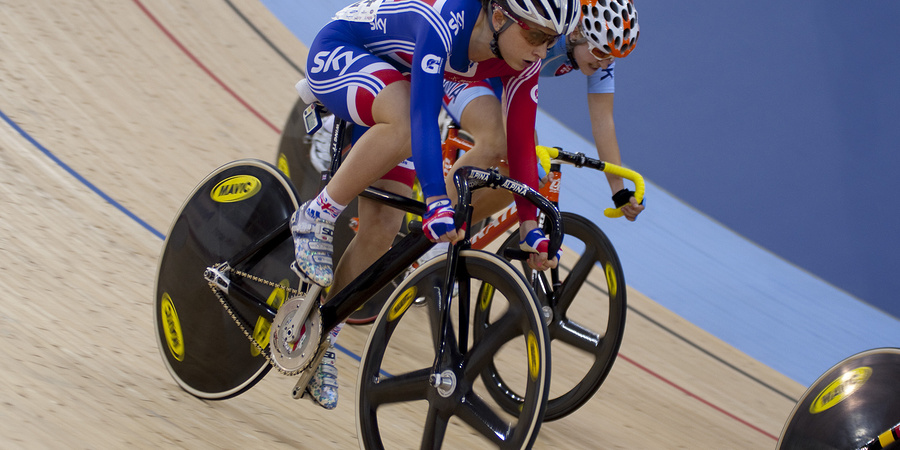Luary Kenny cycling in 2012 Olympics, London