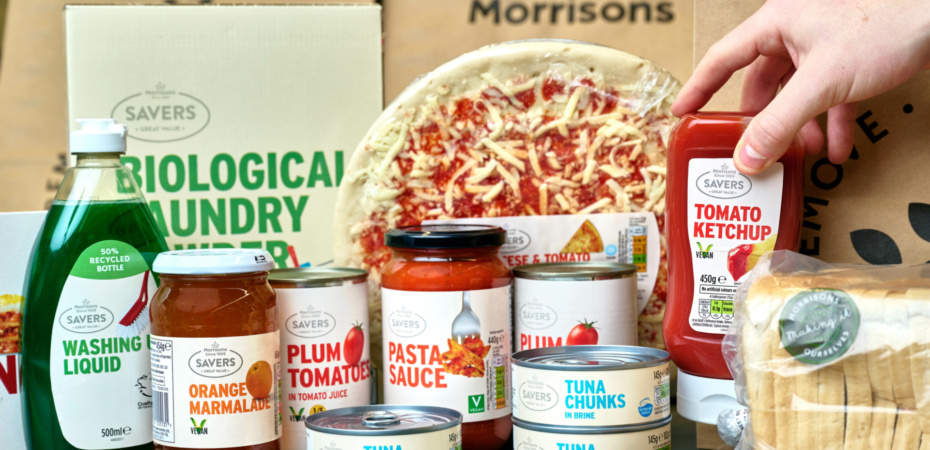Selection of Morrisons Savers products